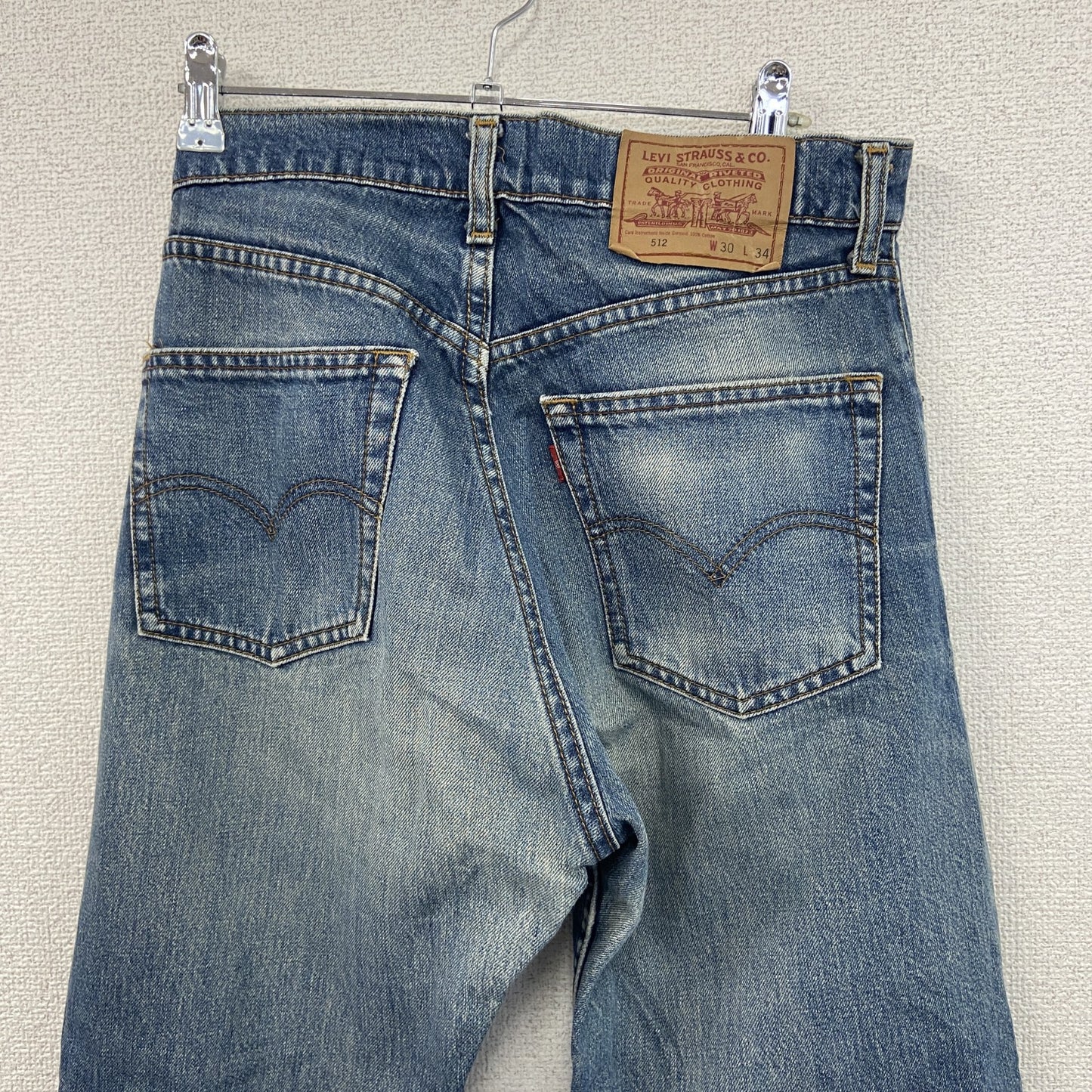 00s　Levi’s　リーバイス　デニムパンツ/ジーンズ　縦落ち　ジップフライ　ヴィンテージ　インディゴ　W34サイズ