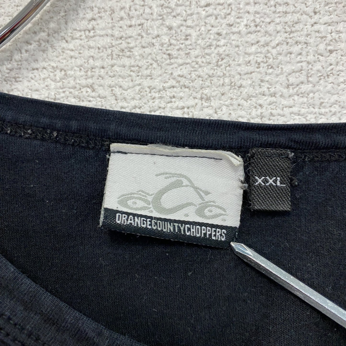 Orange County Choppers　半袖プリントTシャツ　バイク　黒　ブラック　2XLサイズ