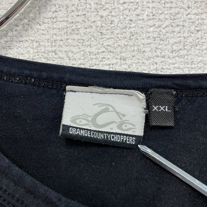 Orange County Choppers　半袖プリントTシャツ　バイク　黒　ブラック　2XLサイズ