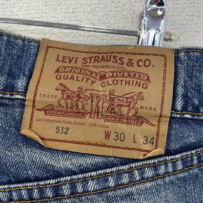 00s　Levi’s　リーバイス　デニムパンツ/ジーンズ　縦落ち　ジップフライ　ヴィンテージ　インディゴ　W34サイズ