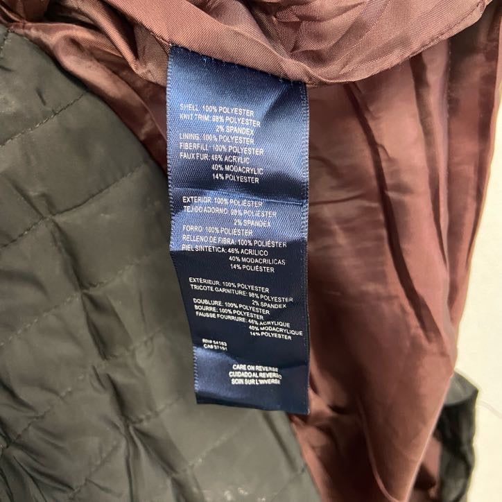 TOMMY HILFIGER　トミーヒルフィガー　フルジップ中綿ジャケット　黒　ブラック　2XLサイズ