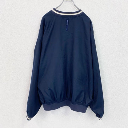 90s　Reebok　リーボック　プルオーバージャケット　ヴィンテージ　紺　ネイビー　Lサイズ