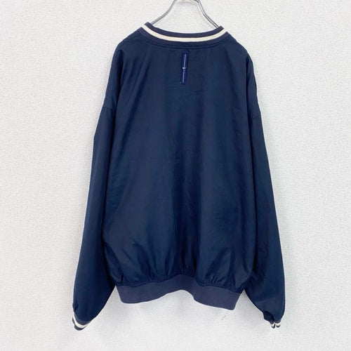 90s　Reebok　リーボック　プルオーバージャケット　ヴィンテージ　紺　ネイビー　Lサイズ