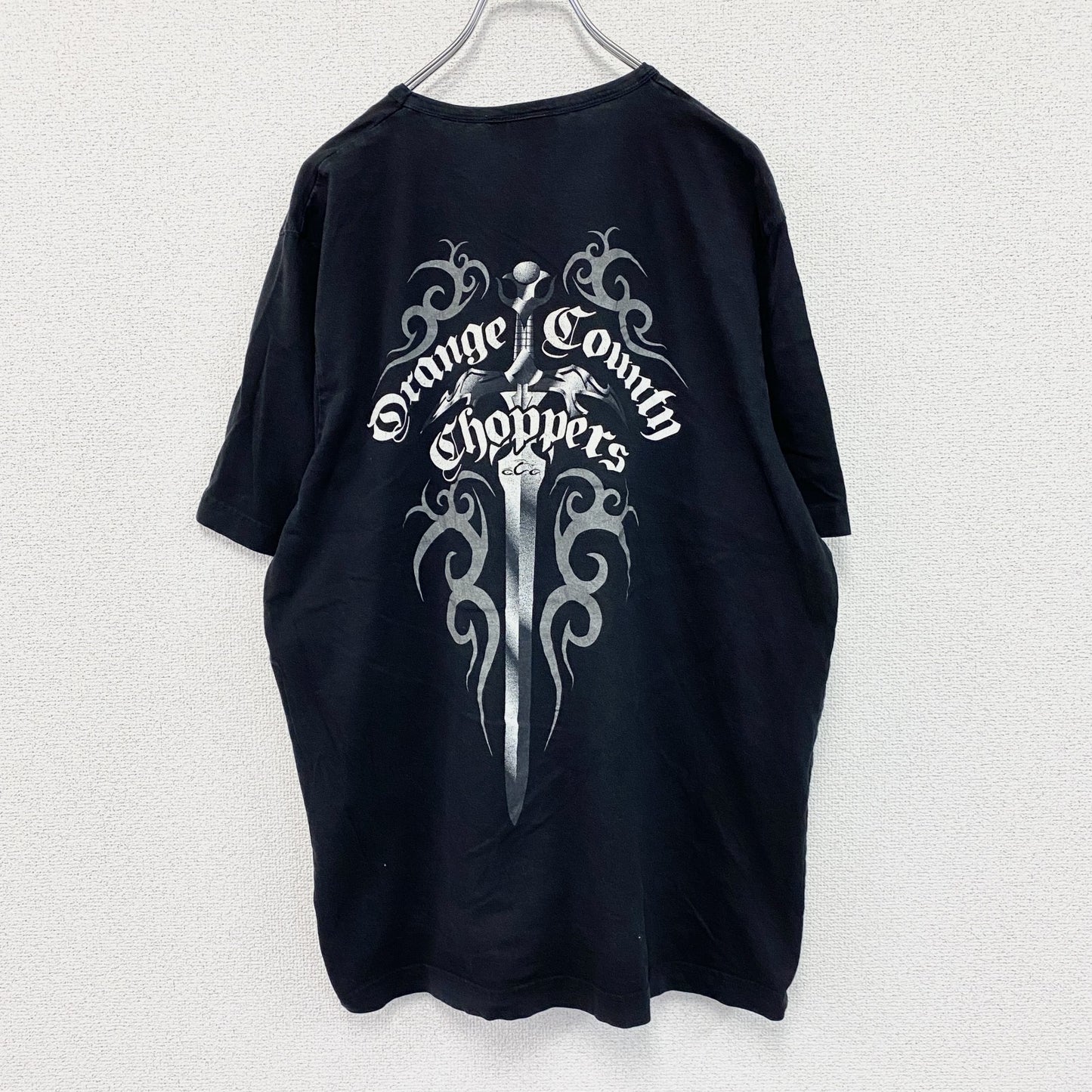Orange County Choppers　半袖プリントTシャツ　バイク　黒　ブラック　2XLサイズ
