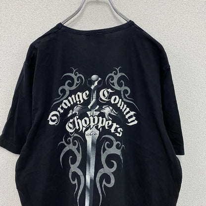 Orange County Choppers　半袖プリントTシャツ　バイク　黒　ブラック　2XLサイズ
