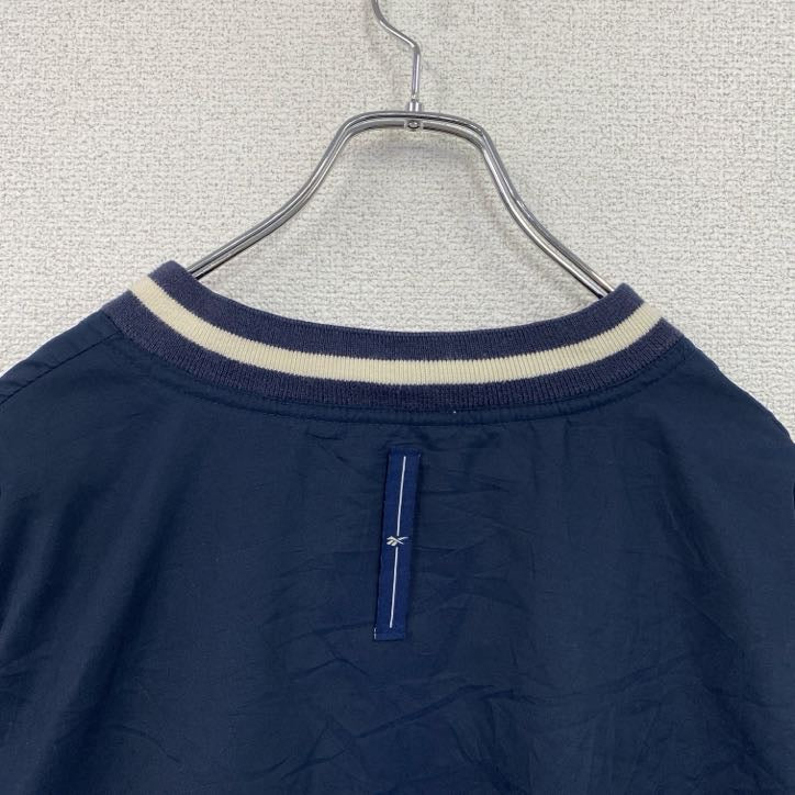 90s　Reebok　リーボック　プルオーバージャケット　ヴィンテージ　紺　ネイビー　Lサイズ