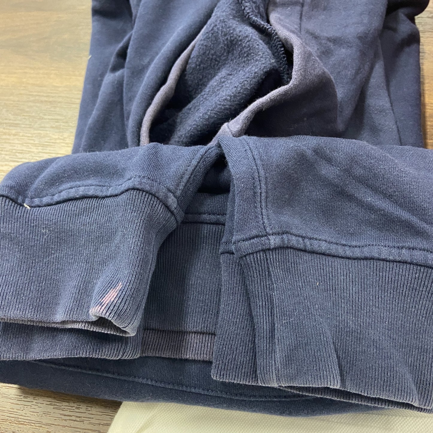 GAP　ギャップ　スウェットパーカー/フーディー　デカロゴ　紺　ネイビー　XSサイズ