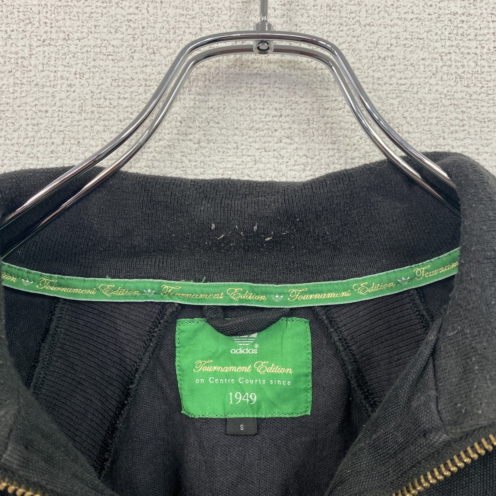adidas　アディダス　トーナメントエディション　トラックジャケット/ジャージ　黒　ブラック　Sサイズ