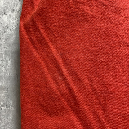 古着 used　Majestic マジェスティック　MLB　カージナルス　半袖ロゴプリントTシャツ　バックプリント　赤　Sサイズ