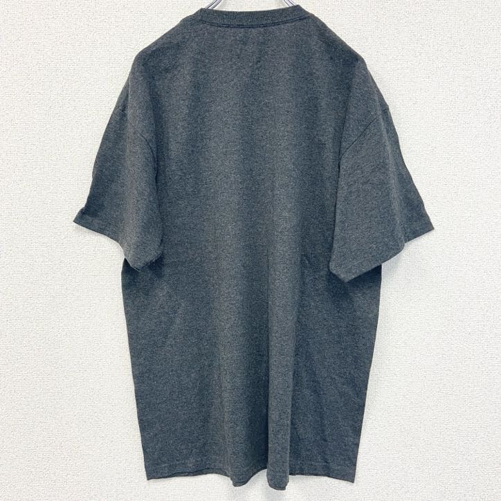 古着 used　champion チャンピオン　半袖カレッジプリントTシャツ　ノースイースタン大学　レトロ　グレー　Lサイズ