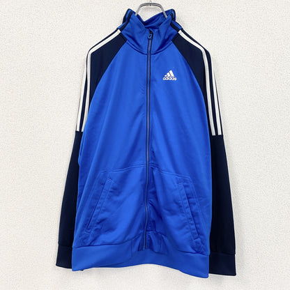 adidas　アディダス　フルジップトラックジャケット/ジャージ　青　ブルー　