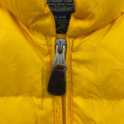 Polo by Ralph Lauren　ポロバイラルフローレン　フルジップダウンジャケット　イエロー　XLサイズ