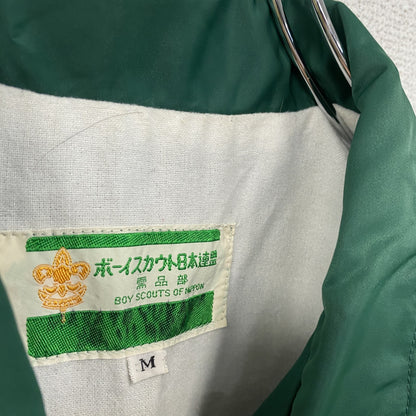 ～90s　ボーイスカウト日本連盟　コーチジャケット　ヴィンテージ　緑　グリーン　Mサイズ