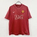 NIKE　ナイキ　MUFC　マンチェスターユナイテッド　オーウェン・ハーグリーブス　半袖Tシャツ　レッド　Lサイズ