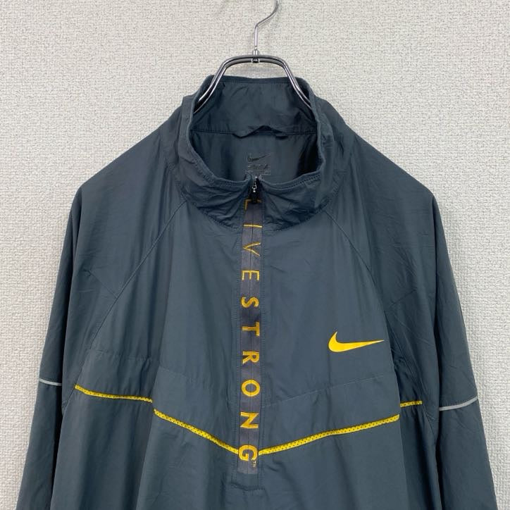 NIKE 　ナイキ　ハーフジップジャケット　グレー　2XLサイズ