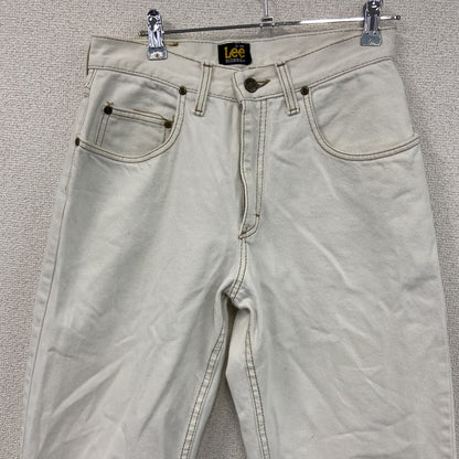 Lee　リー　デニムパンツ/ジーンズ　ジップフライ　白　ホワイト