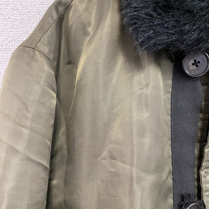 TORAICHI　寅壱　3993-124　防寒ライダースⅢジャケット　ファー付き　比翼仕立て　ジップポケット　カーキ　3Lサイズ