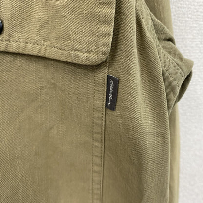 Eddie Bauer　エディーバウアー　長袖シャツジャケット　フラップポケット　ベージュ　Sサイズ