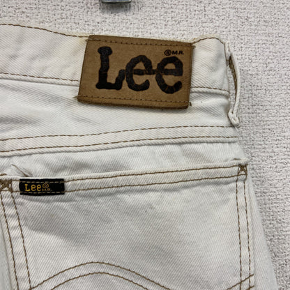 Lee　リー　デニムパンツ/ジーンズ　ジップフライ　白　ホワイト