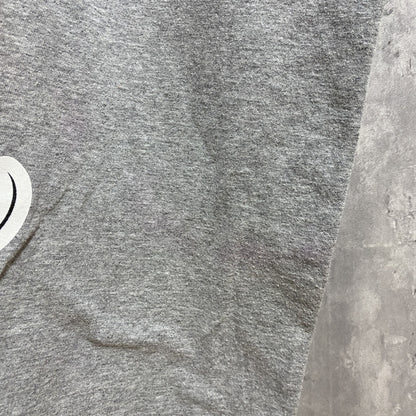 古着 used　Disney ディズニー　Mickey ミッキー　半袖プリントＴシャツ　グレー　星条旗　クルーネック　キャラクター