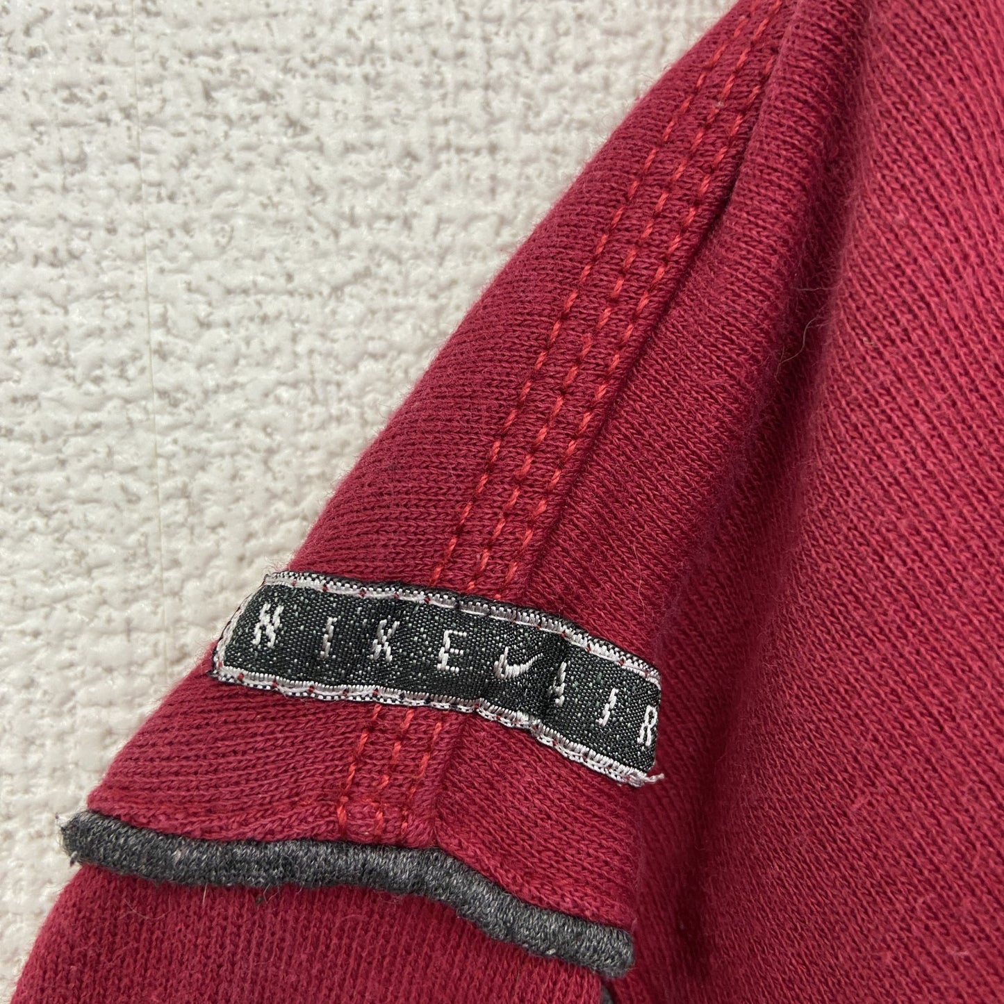 90s～　NIKE AIR　ナイキエア　スウェット/トレーナー　デカロゴ　スウッシュ　赤　レッド　Mサイズ