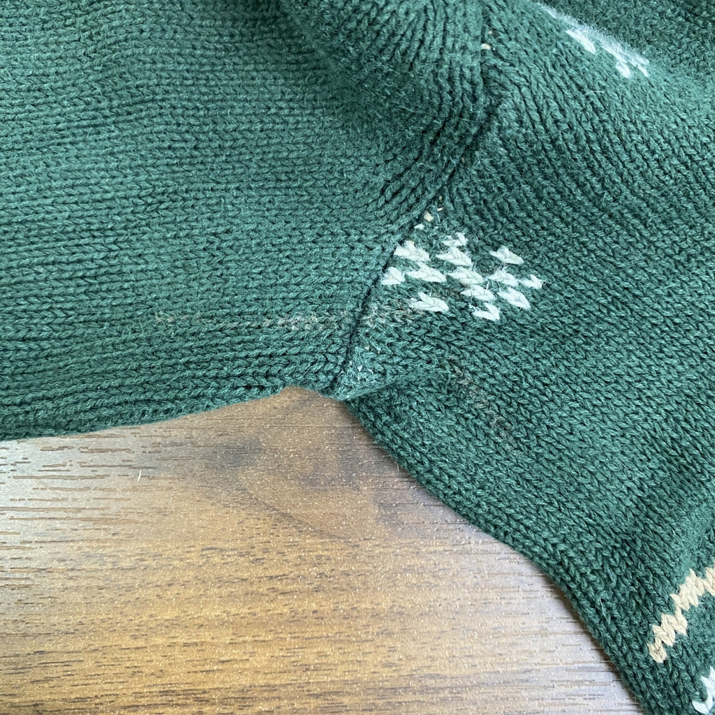 古着 used　DOCKERS　ドッカーズ　コットンニットセーター　緑　グリーン　Lサイズ
