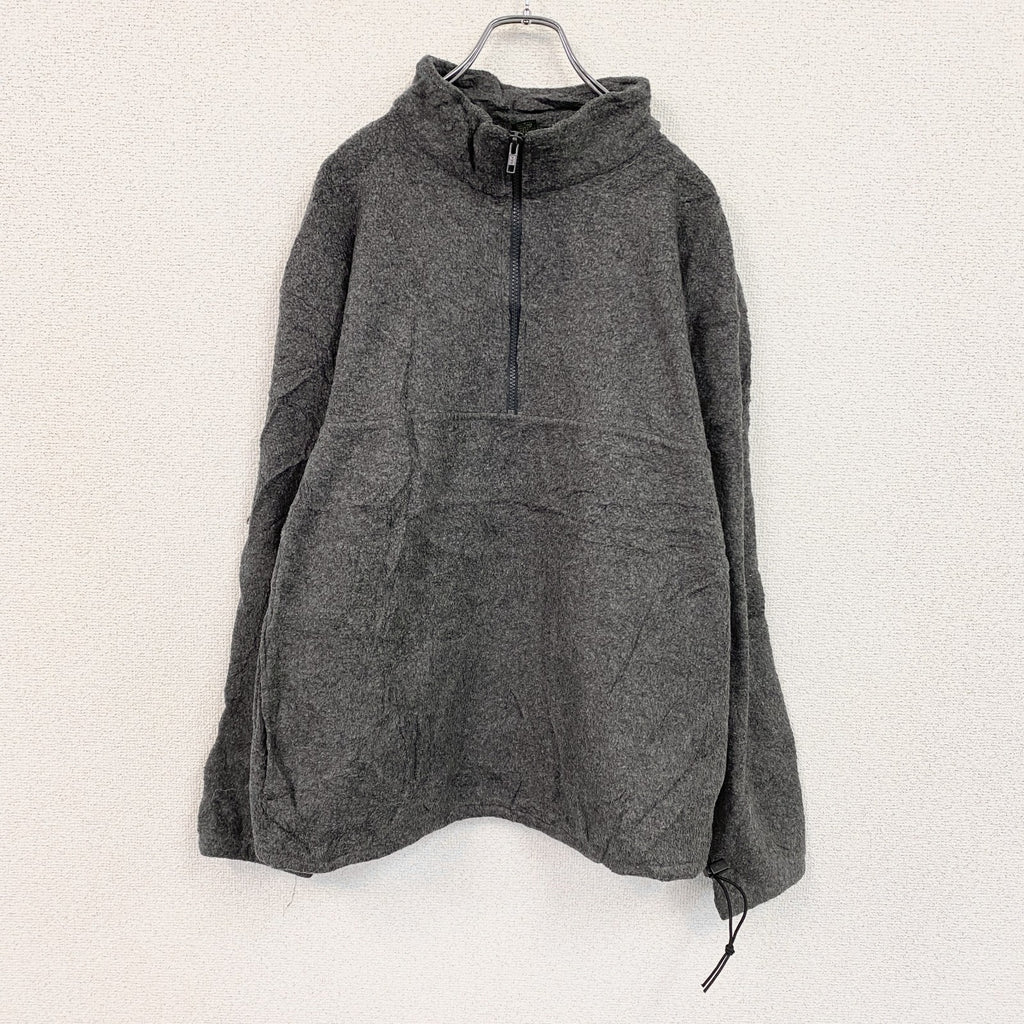 J.CREW　ジェイクルー　ハーフジップフリースジャケット　グレー　Lサイズ