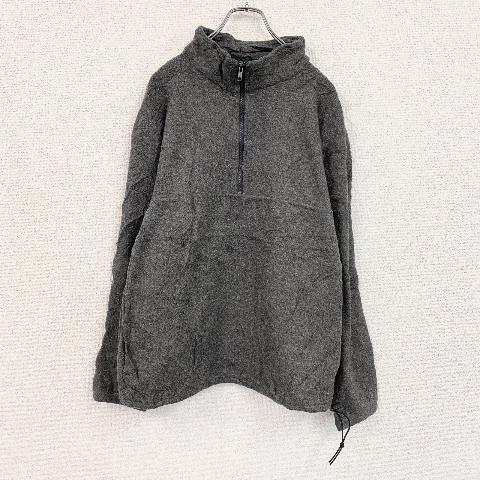 J.CREW　ジェイクルー　ハーフジップフリースジャケット　グレー　Lサイズ