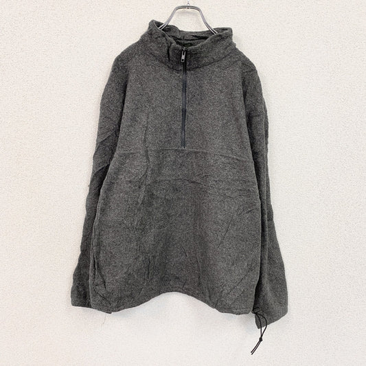 J.CREW　ジェイクルー　ハーフジップフリースジャケット　グレー　Lサイズ
