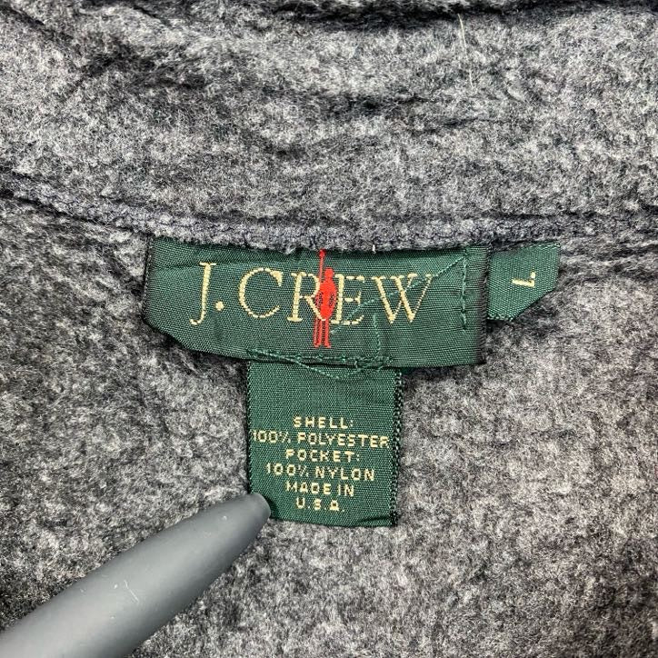 J.CREW　ジェイクルー　ハーフジップフリースジャケット　グレー　Lサイズ