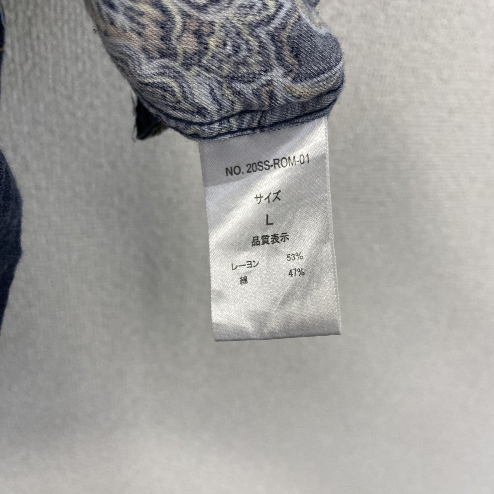 reyn Spooner　レインスプーナー　半袖開襟シャツ　アロハシャツ　紺　ネイビー　Lサイズ　