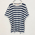 古着 used　BROOKS BROTHERS ブルックスブラザーズ　半袖ボーダー柄Tシャツ　クルーネック　XLサイズ