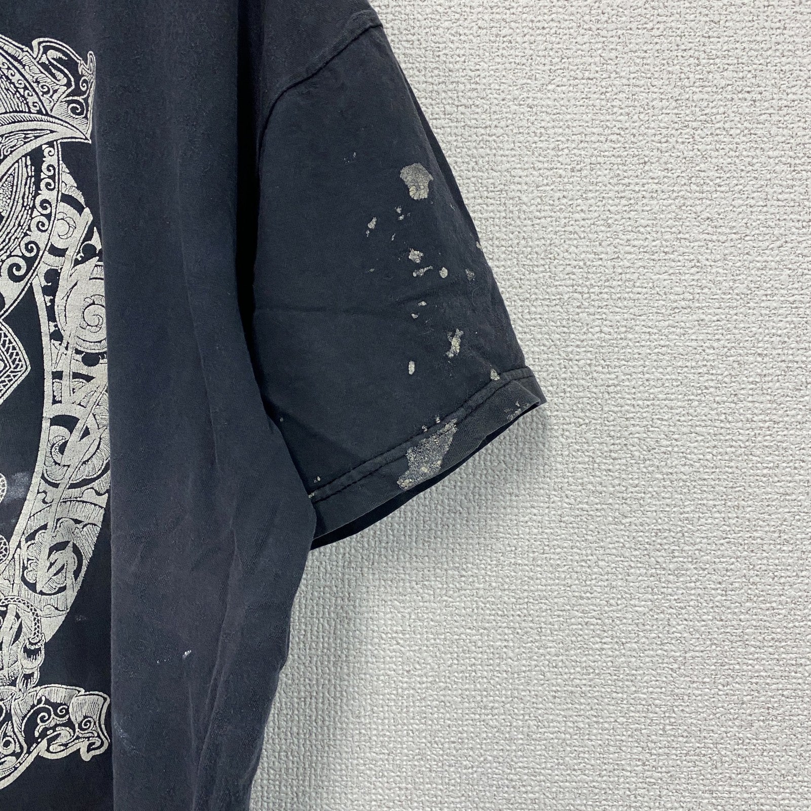FRUIT OF THE LOOM　フルーツオブザルーム　半袖プリントTシャツ　黒　ブラック　Lサイズ