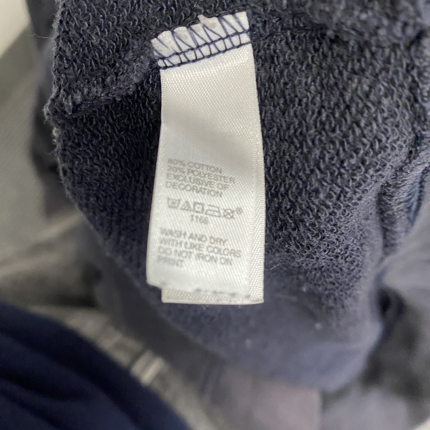 GAP　ギャップ　フルジップスウェットパーカー/フーディー　紺　ネイビー　XLサイズ