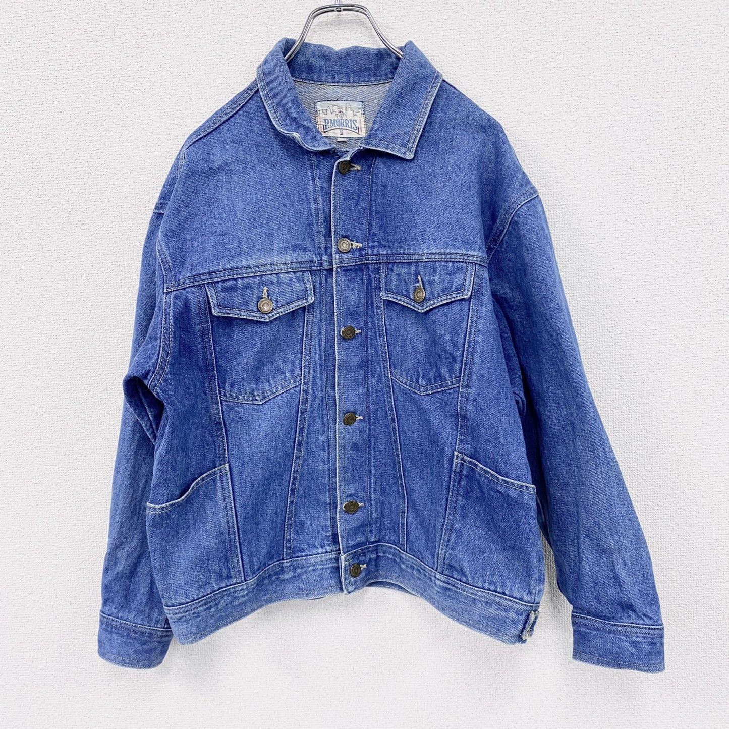 ～00s　P.MORRIS　デニムジャケット/Gジャン　ヴィンテージ　インディゴ　Mサイズ