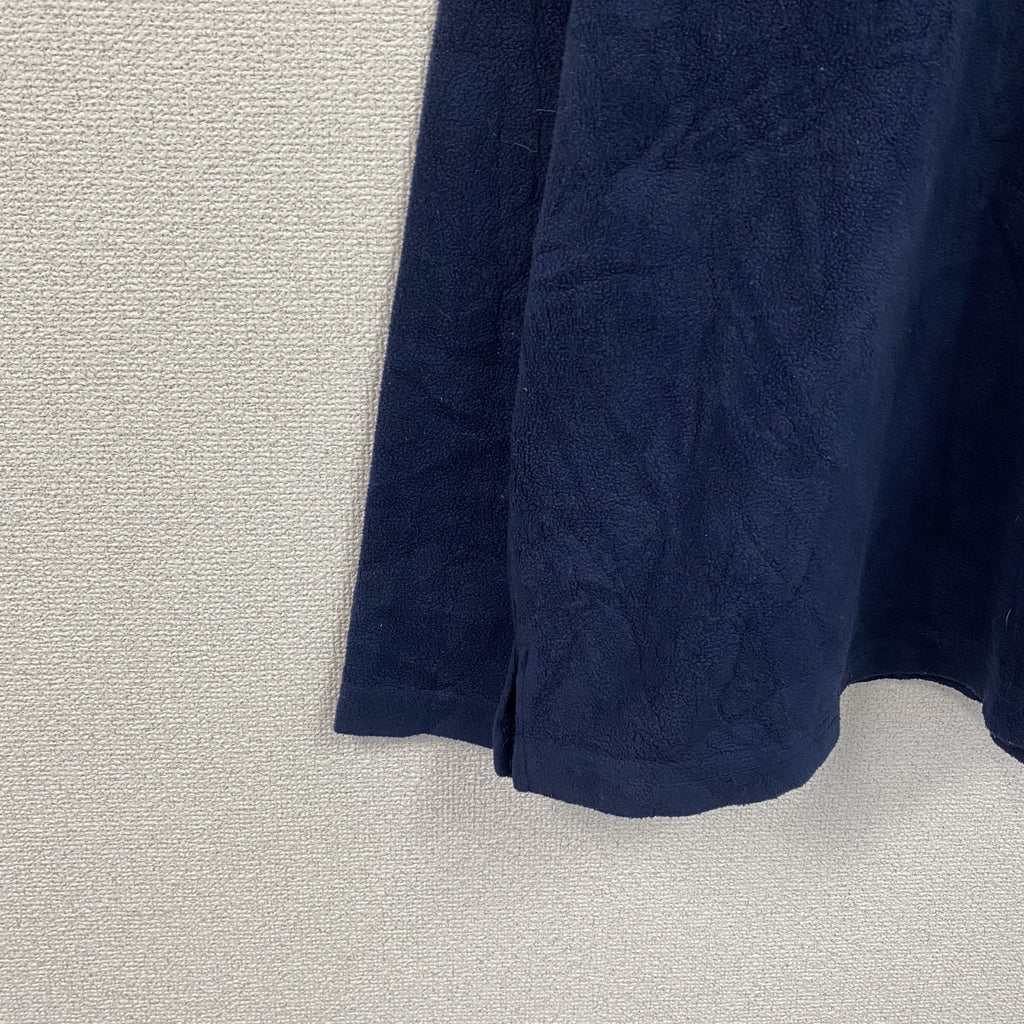 90s　TOMMY JEANS　トミージーンズ　フリースプルオーバー　ヴィンテージ　紺　ネイビー　2XLサイズ