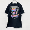 NIKE　ナイキ　半袖プリントTシャツ　スウッシュ　3連プリント　黒　ブラック