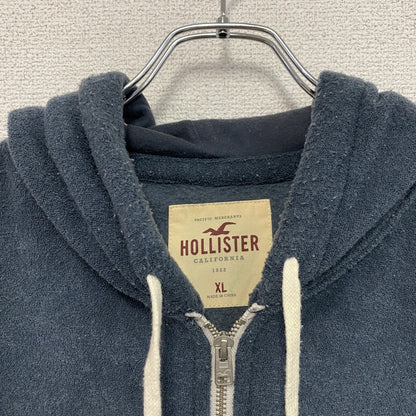 HOLLISTER　ホリスター　フルジップスウェットパーカー/フーディー　紺　ネイビー　XLサイズ