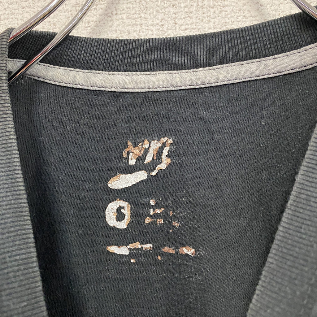 NIKE　ナイキ　半袖プリントTシャツ　スウッシュ　3連プリント　黒　ブラック