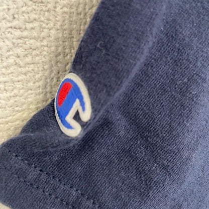 古着 used　champion チャンピオン　半袖カレッジプリントTシャツ　ペンシルベニア州立大学　ネイビー　紺　Mサイズ
