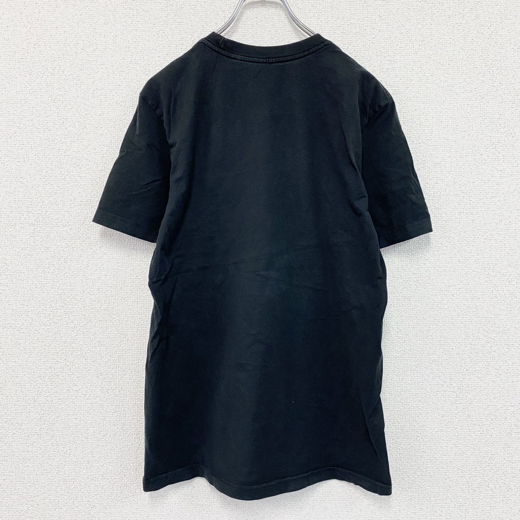 NIKE　ナイキ　半袖プリントTシャツ　スウッシュ　3連プリント　黒　ブラック