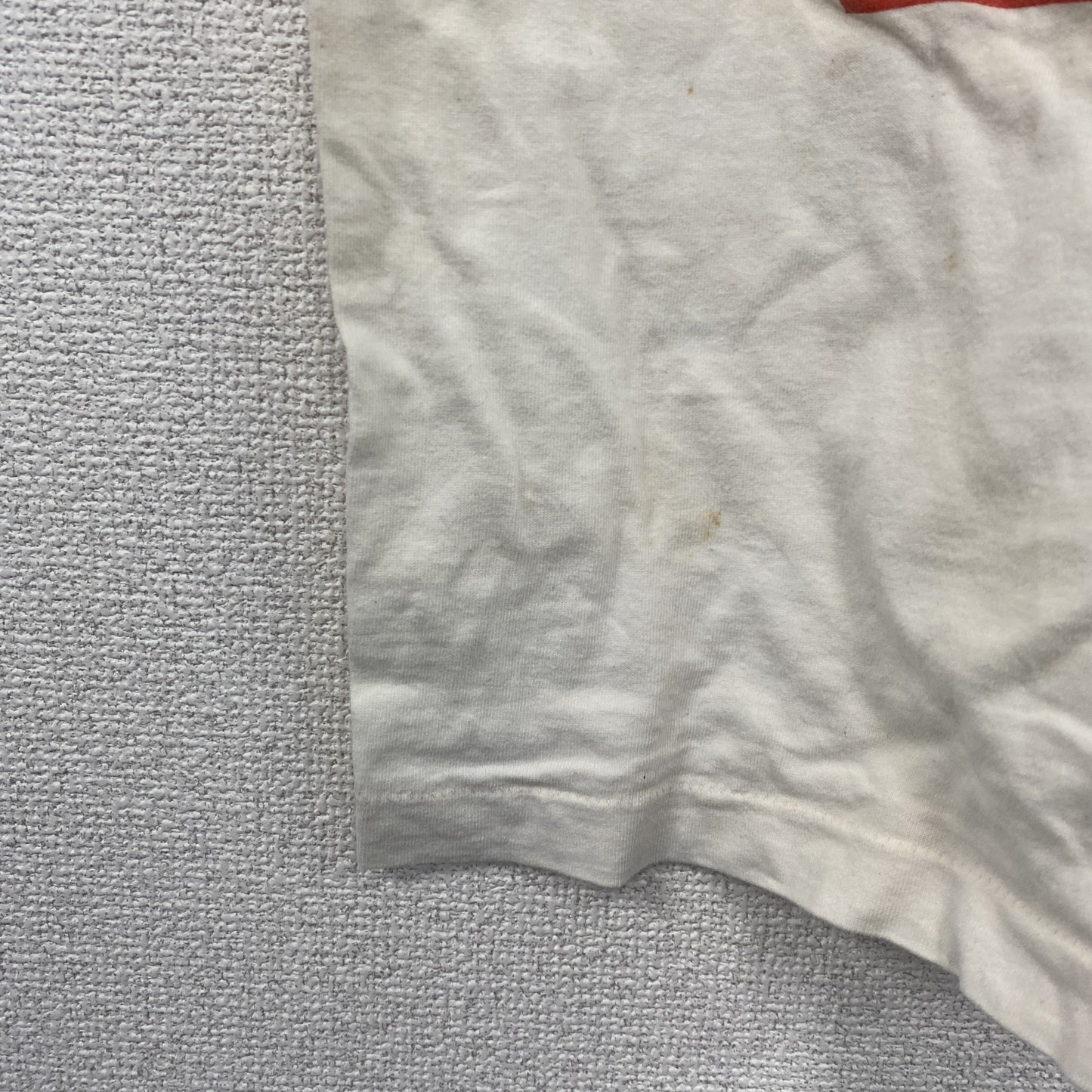 90s　FRUIT OF THE LOOM　フルーツオブザルーム　半袖プリントTシャツ　ヴィンテージ　白　Lサイズ