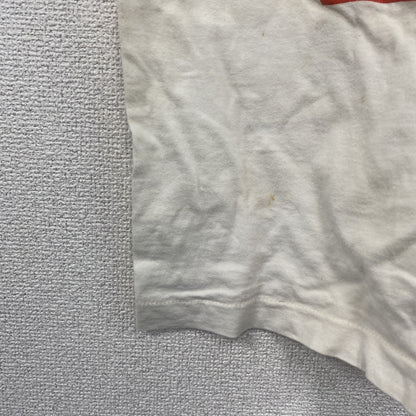 90s　FRUIT OF THE LOOM　フルーツオブザルーム　半袖プリントTシャツ　ヴィンテージ　白　Lサイズ