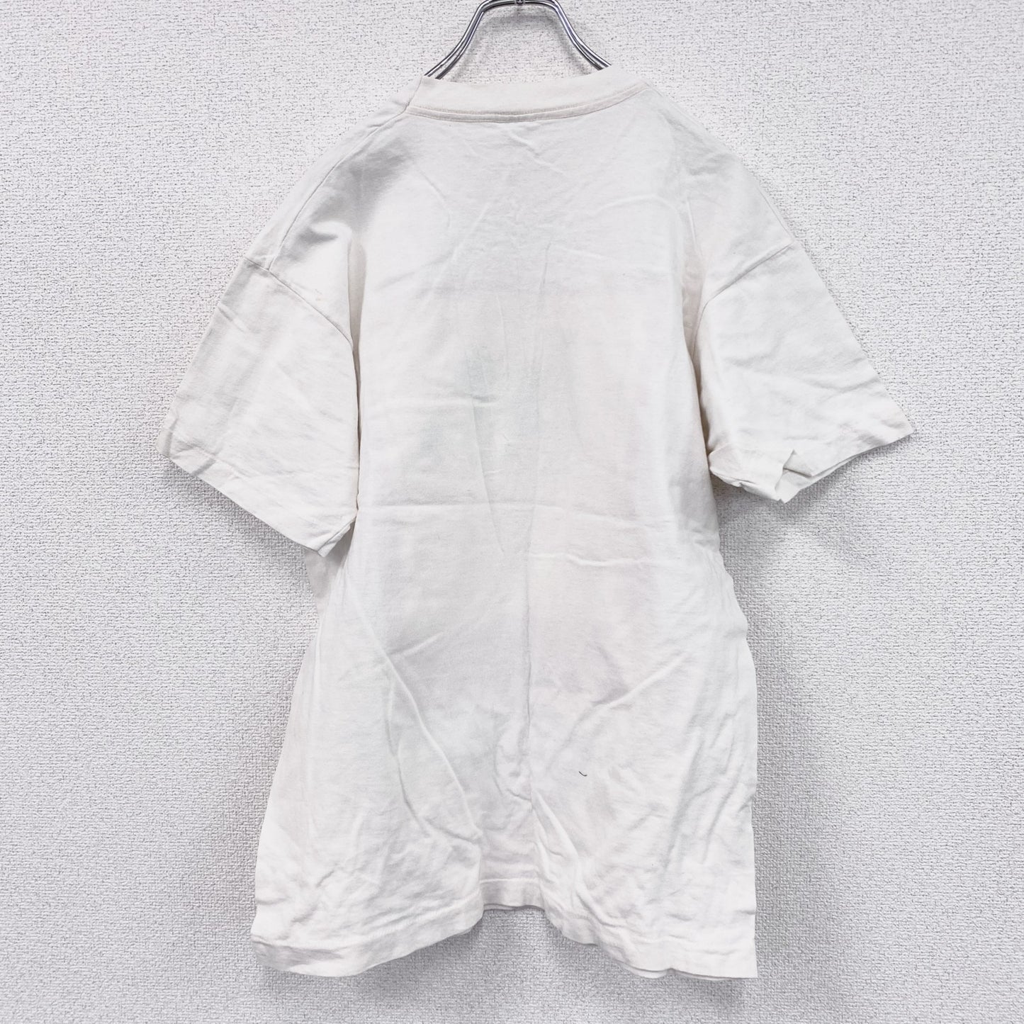 90s　FRUIT OF THE LOOM　フルーツオブザルーム　半袖プリントTシャツ　ヴィンテージ　白　Lサイズ