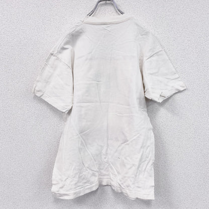 90s　FRUIT OF THE LOOM　フルーツオブザルーム　半袖プリントTシャツ　ヴィンテージ　白　Lサイズ
