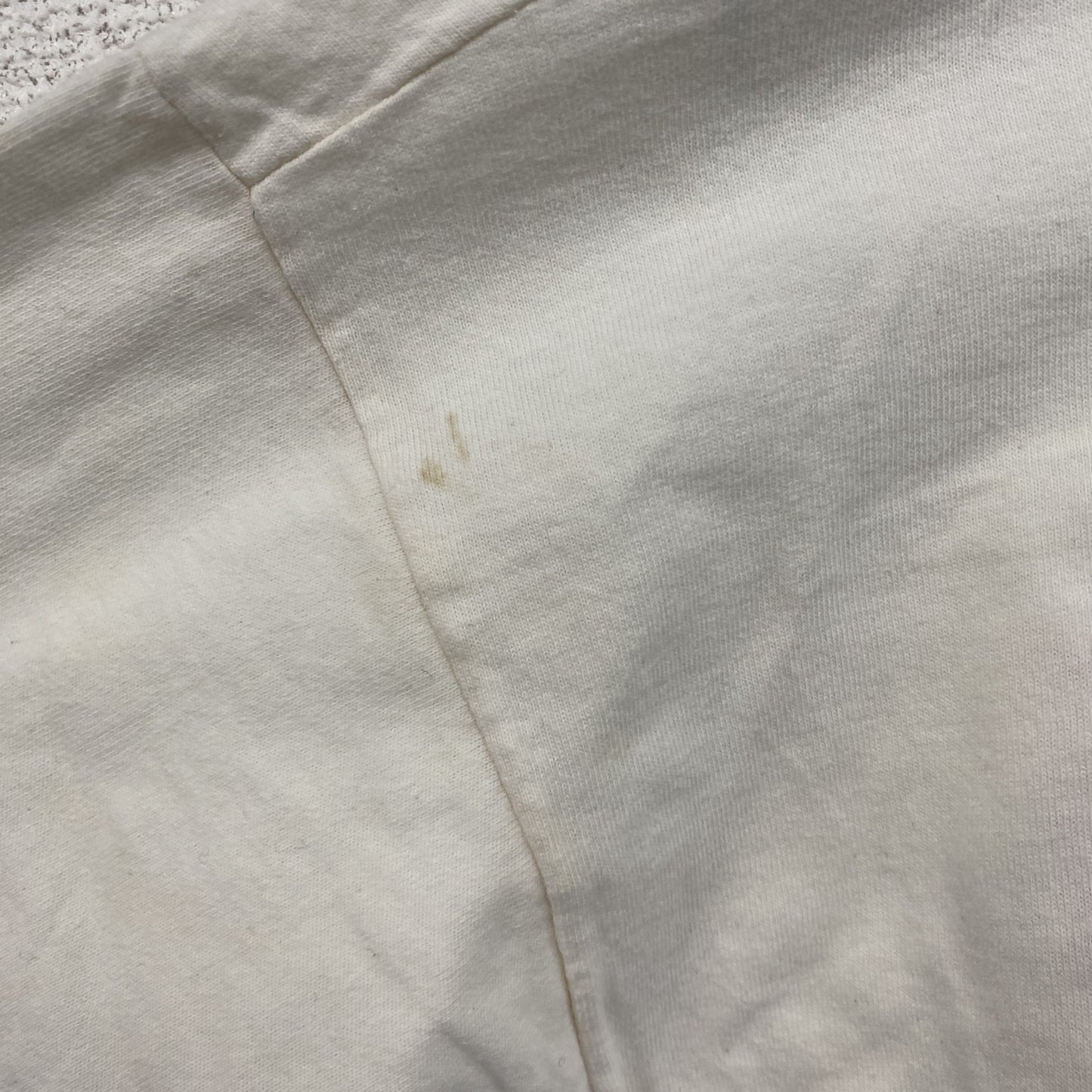 90s　FRUIT OF THE LOOM　フルーツオブザルーム　半袖プリントTシャツ　ヴィンテージ　白　Lサイズ