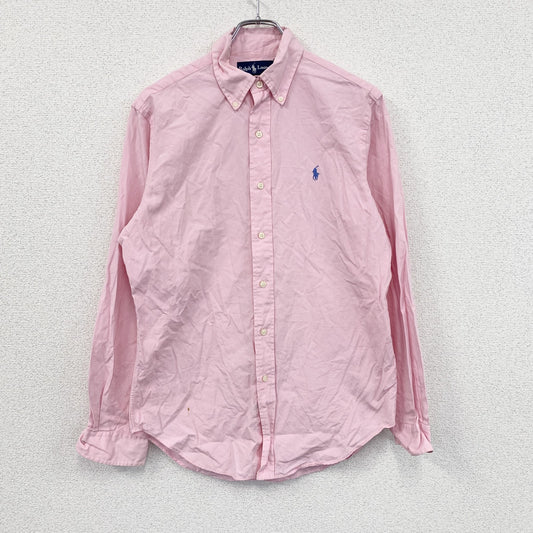 Ralph Lauren　ラルフローレン　長袖ボタンダウンシャツ　ピンク　Sサイズ