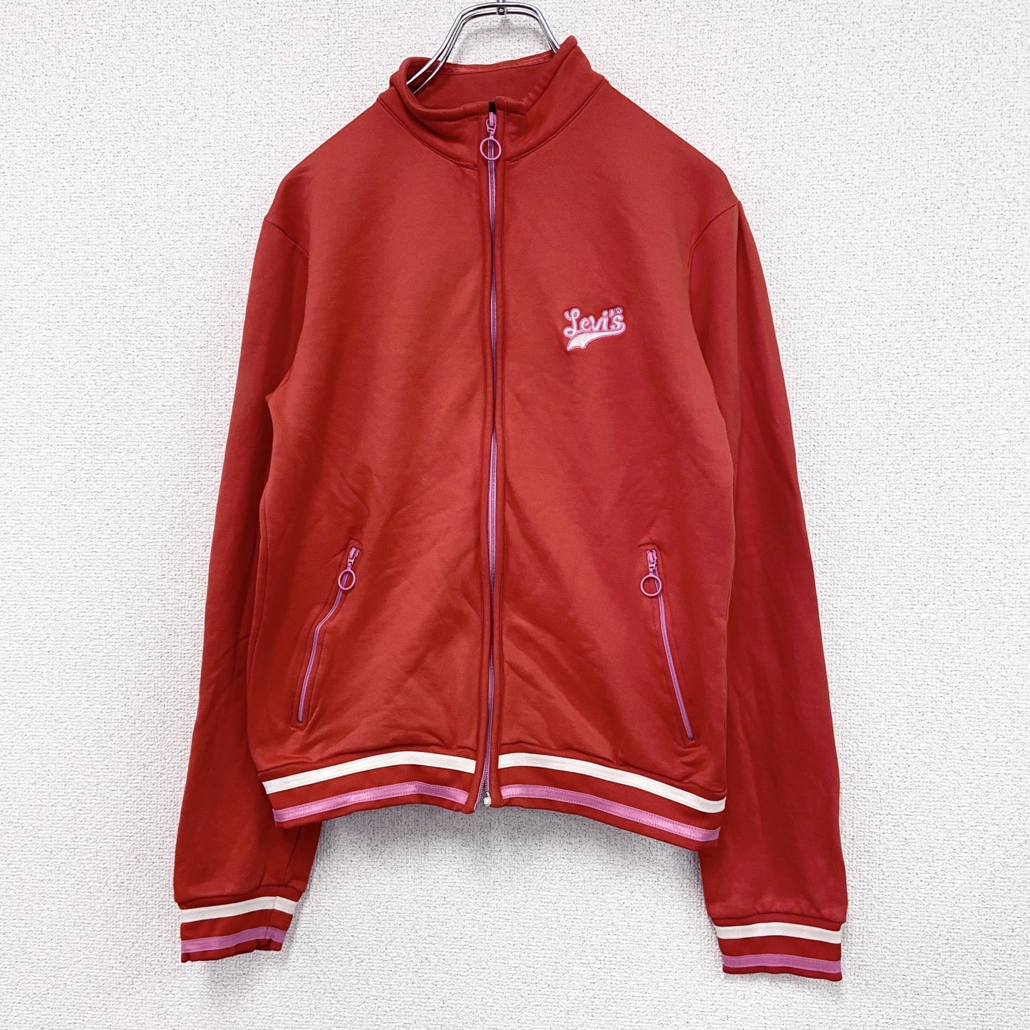 Levi’ｓ　リーバイス　トラックジャケット/ジャージ　ギャル　y2k　オレンジ　Lサイズ