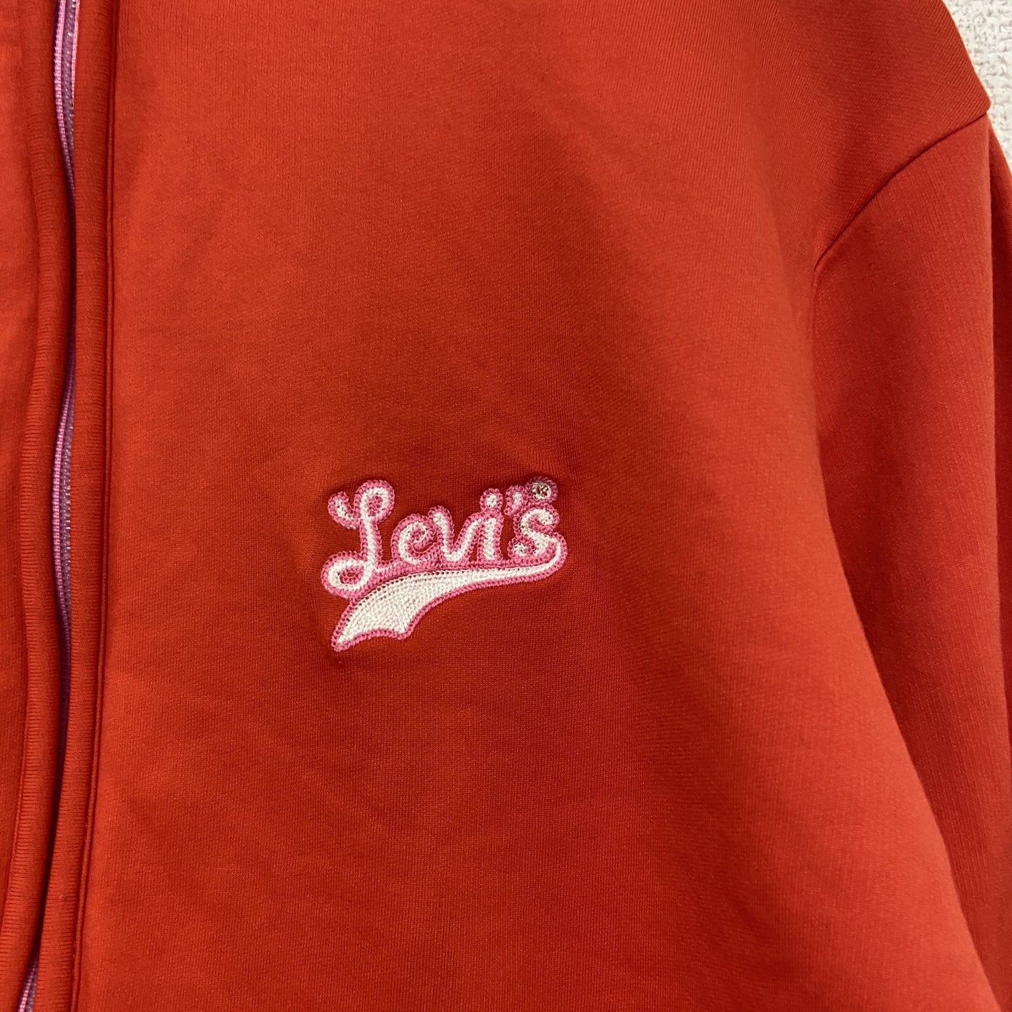 Levi’ｓ　リーバイス　トラックジャケット/ジャージ　ギャル　y2k　オレンジ　Lサイズ