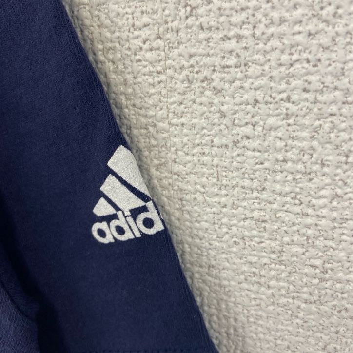 古着 used　adidas アディダス　半袖プリントTシャツ　MLB　ネイビー　カンザスシティ ロイヤルズ　2XLサイズ